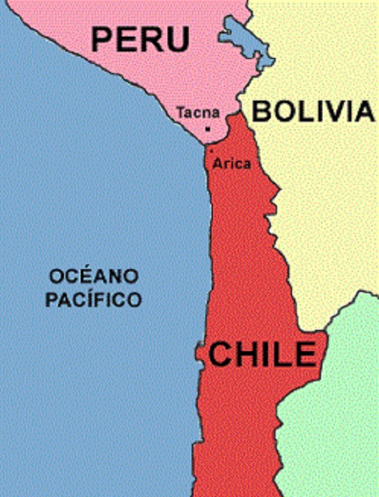 Frontera actual / Tratados limítrofes con Bolivia