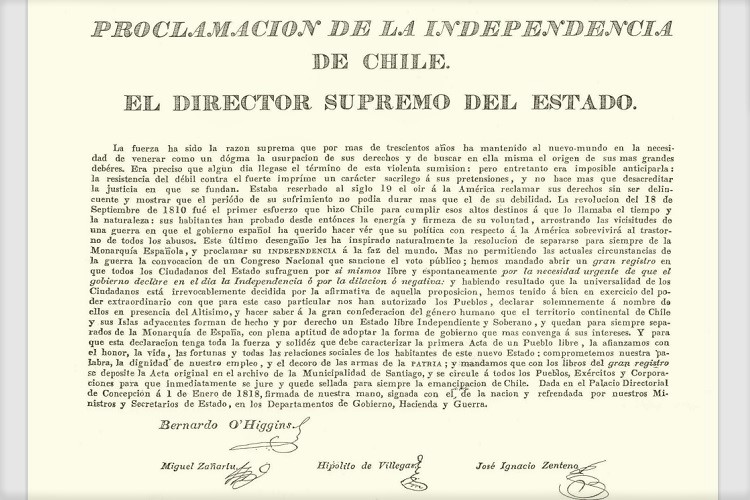 Proclamación de la Independencia